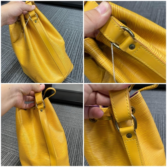 SOLD. Authentic Louis Vuitton Epi Leather Noe Bucket Bag Vintage-Authentic - Picture 3 of 17
